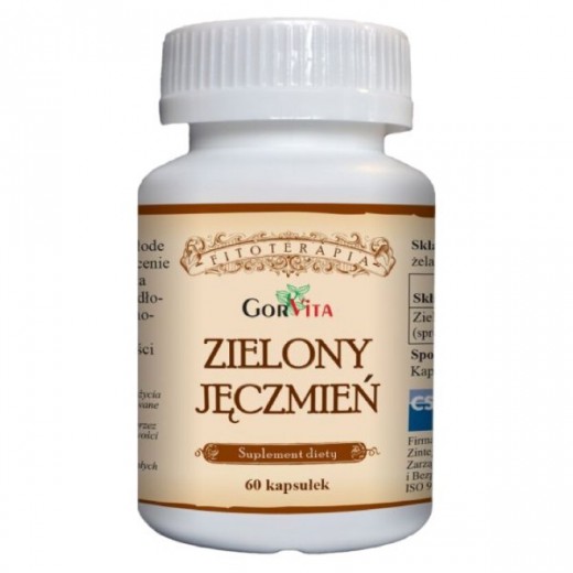 GorVita, Zielony jęczmień, 60 kapsułek