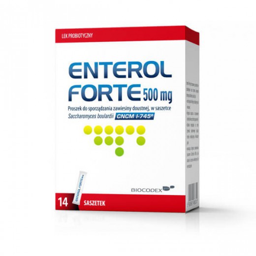 Enterol Forte 500 mg, 14 saszetek
