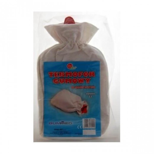 Termofor gumowy w pokrowcu, 2l, Gum-Med, 1 sztuka