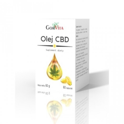 GorVita, Olej CBD w kapsułkach, 60 kapsułek