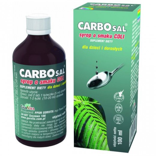 GorVita Carbosal, syrop, smak coli, 100 ml