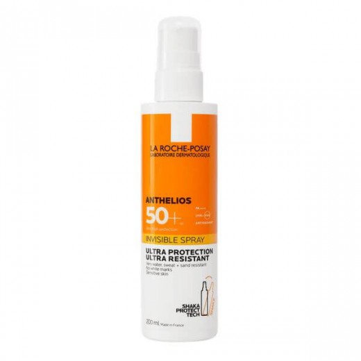 La Roche-Posay Anthelios, niewidoczny spray ochronny, SPF 50+, 200 ml