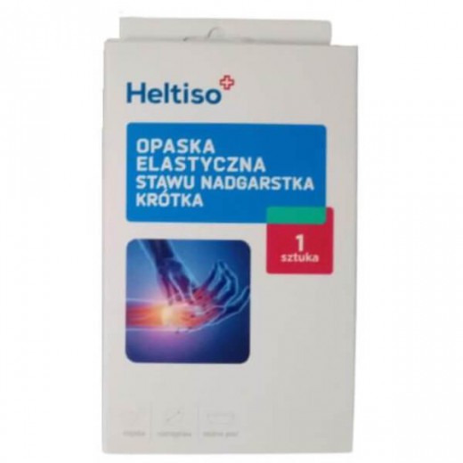 Heltiso Opaska elastyczna nadgarstka krótka, rozmiar S, 1 sztuka