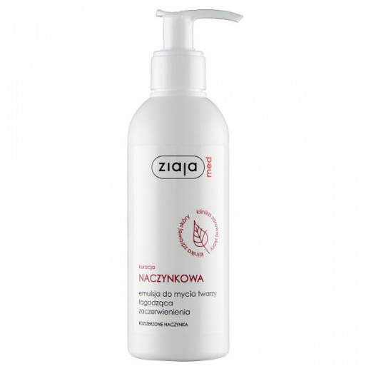 Ziaja Med Kuracja naczynkowa, emulsja do mycia twarzy łagodząca zaczerwienienia, 200 ml