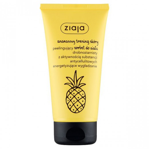 Ziaja, ananasowy sorbet peelingujący do ciała, 160 ml