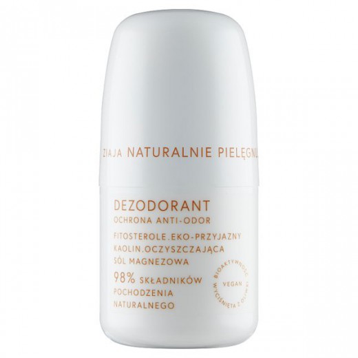 Ziaja Naturalnie Pielęgnujemy, dezodorant ochrona anti-odor, roll-on, 60 ml