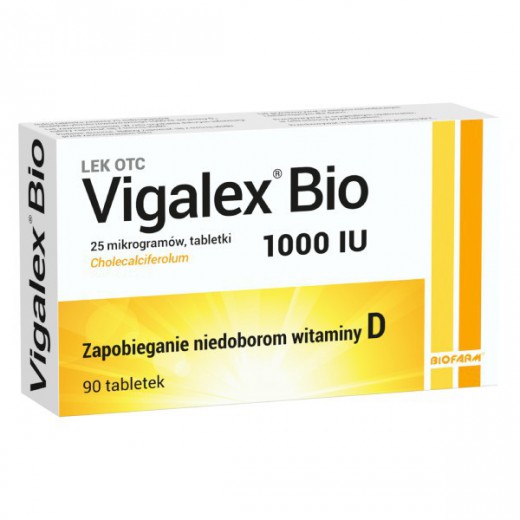 Vigalex Bio 1000 IU, 90 tabletek