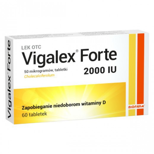 Vigalex Forte 2000 IU, 120 tabletek