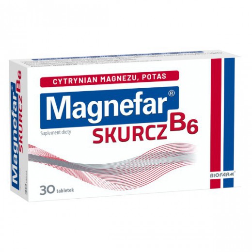 Magnefar B6 Skurcz, 30 tabletek