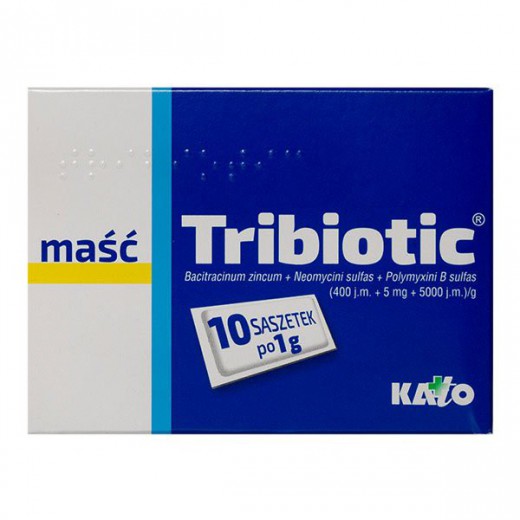 Tribiotic, maść, 1 g x 10 saszetek
