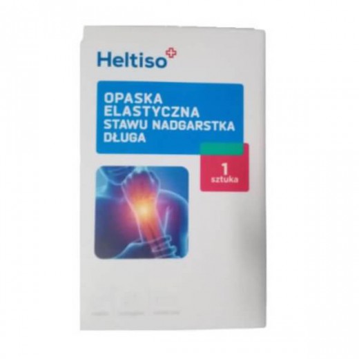 Heltiso, Opaska elastyczna stawu nadgarstkowego długa, rozmiar S, 1 sztuka