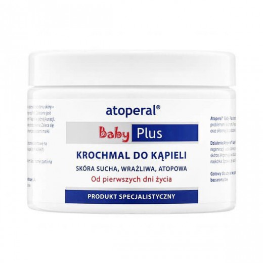 Atoperal Baby Plus, krochmal do kąpieli, skóra sucha, wrażliwa, atopowa, od 1 dnia życia, 250 g