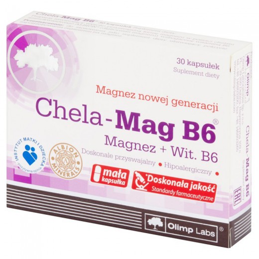 Olimp Chela-Mag B6, 30 kapsułek