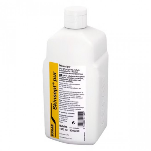 Skinsept Pur (46 g + 27 g + 1 g)/100 g, roztwór, 1000ml