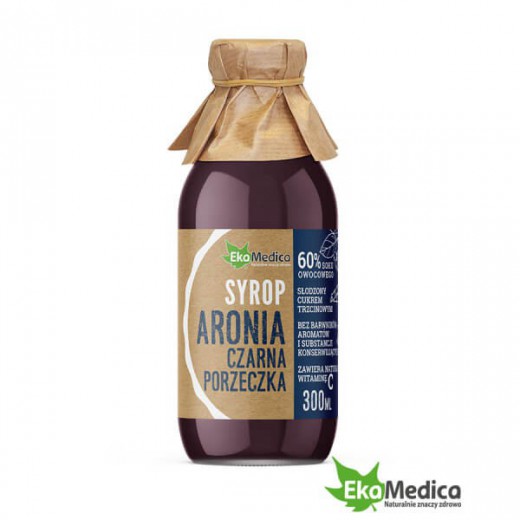 Syrop Aronia Czarna Porzeczka, Ekamedica, 300ml