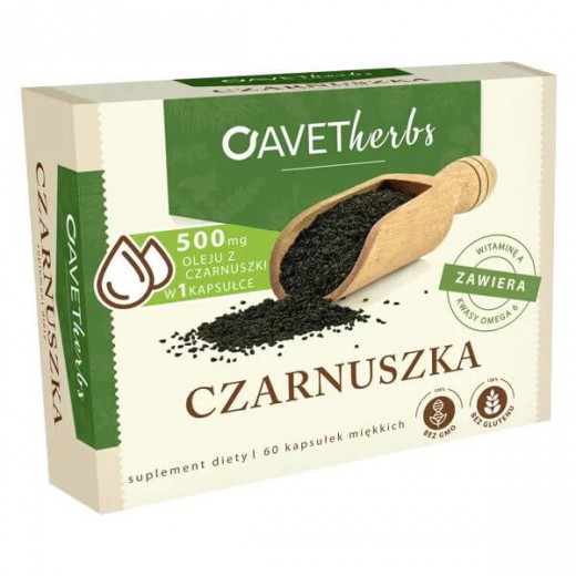 Avet Herbs Czarnuszka, 60 kapsułek