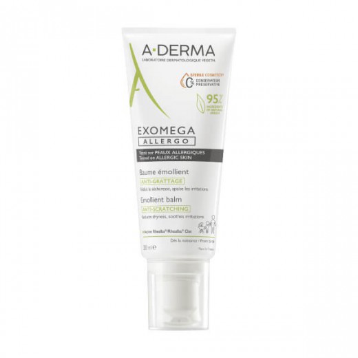 A-Derma Exomega Allergo, Emollient Balsam, 40ml