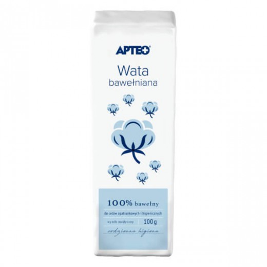 Apteo, wata bawełniana Apteo Care, 100g
