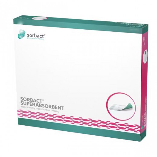 Opatrunek Sorbact Superabsorbent, 10cm x 20cm, 1 sztuka