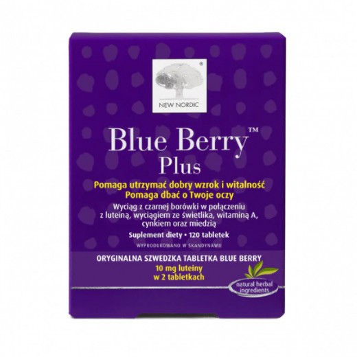 Blue Berry Plus, 120 tabletek