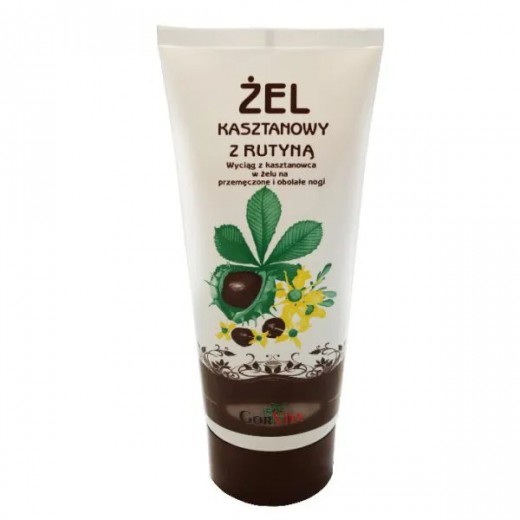 GorVita, żel kasztanowy z rutyną na przemęczone i obolałe nogi, 200 ml