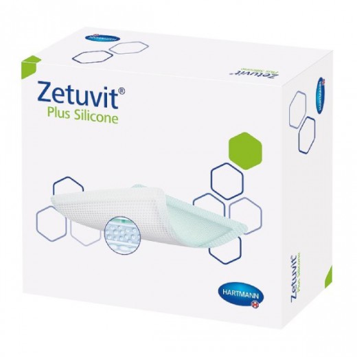 Opatrunek Zetuvit Plus Silicone 20cm x 25cm, 1 sztuka