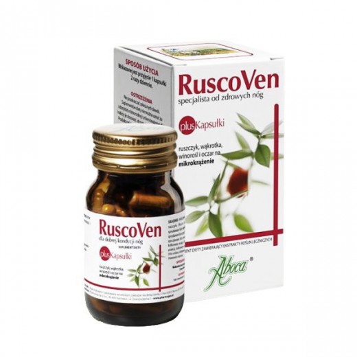 Aboca Ruscoven Plus, 50 kapsułek