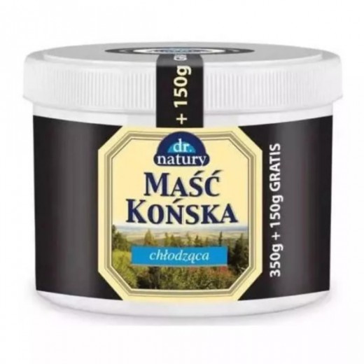 Dr. Natury, maść końska, chłodząca, 350 g + 150 g GRATIS