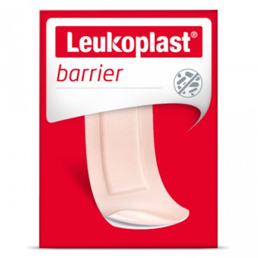 Leukoplast Barrier, plastry z opatrunkiem, 22mm x 72mm, 10 sztuk