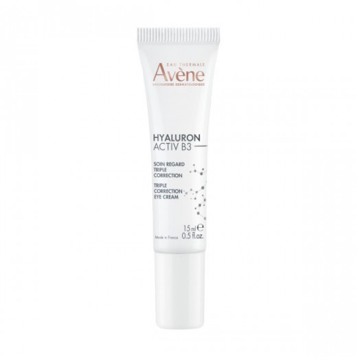 Avene Hyaluron Activ B3, Krem pod oczy o potrójnym działaniu korygującym, 15ml