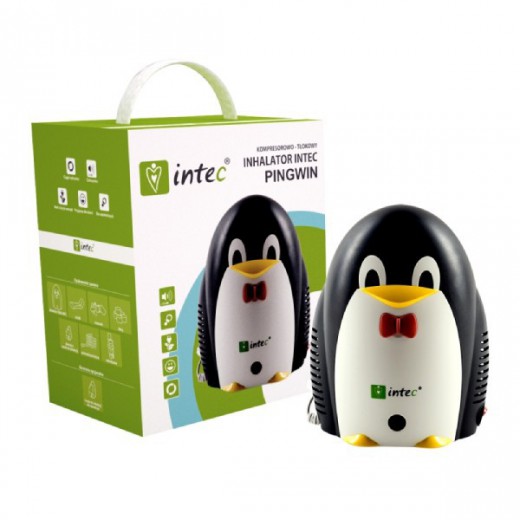 Intec, inhalator kompresorowo-tłokowy, Pingwin, 1 sztuka