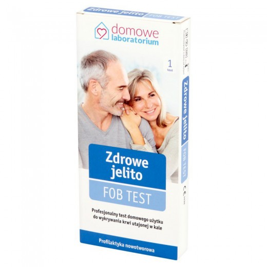 Test FOB do wykrywania krwi utajonej w kale, 1 sztuka