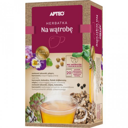 Herbatka na wątrobę, Apteo, 20 saszetek