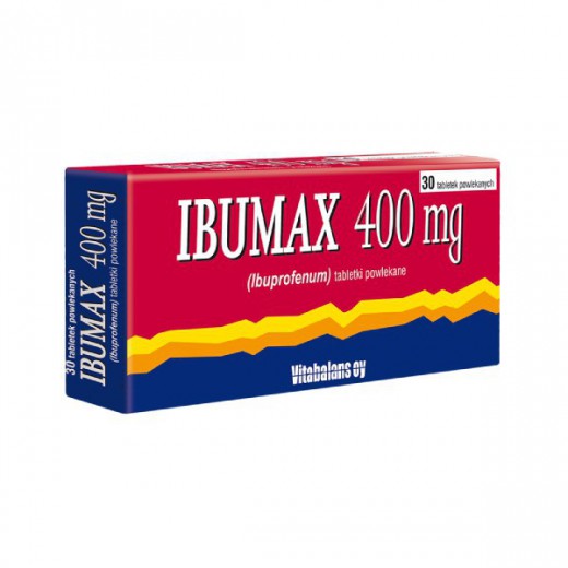 Ibumax 400mg, 30 tabletek
