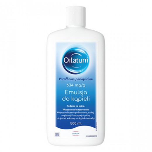 Oilatum 634 mg/ g, emulsja do kąpieli, 500 ml (import równoległy Delfarma)