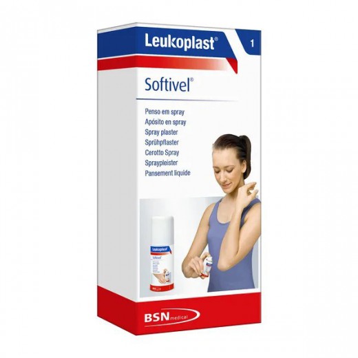 Leukoplast Softivel, opatrunek w sprayu, 30 ml