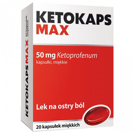 Ketokaps Max 50 mg, 20 kapsułek miękkich