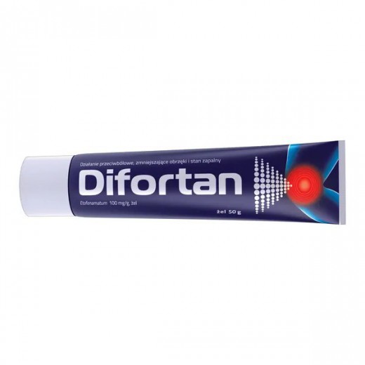 Difortan 100 mg/ g, żel, 50 g