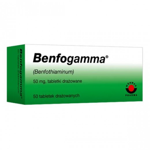 Benfogamma 50 mg, 50 tabletek drażowanych