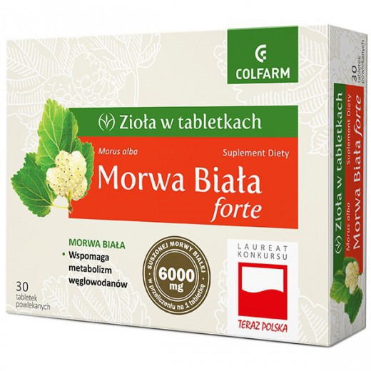 Morwa Biała Forte, 30 tabletek