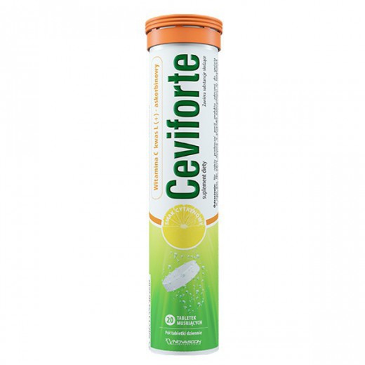 Ceviforte, witamina C 1500 mg, 20 tabletek musujących