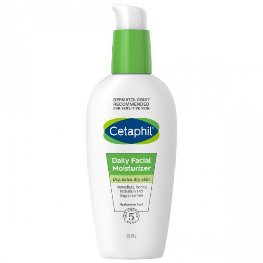 Cetaphil, krem nawilżający do twarzy z kwasem hialuronowym, na dzień, 88 ml