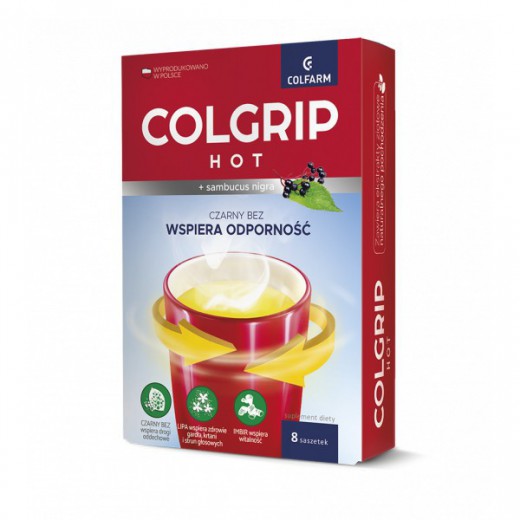 Colgrip Hot, 8 saszetek