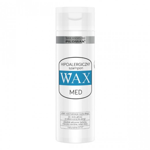 Wax Pilomax Med, szampon hipoalergiczny do skóry głowy ze skłonnością do alergii, 200 ml