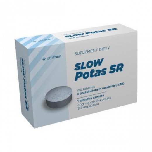 Slow Potas SR, 100 tabletek