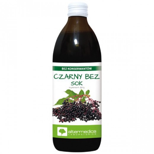 Alter Medica Czarny Bez, sok, 500 ml