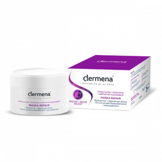 Dermena Repair, Maska do włosów suchych, zniszczonych, 200ml