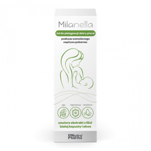 Milanella, żel do pielęgnacji skóry piersi, 75 ml