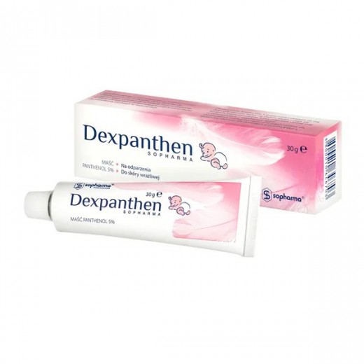 Dexpanthen, Maść na odparzenia do skóry wrażliwej, 30g