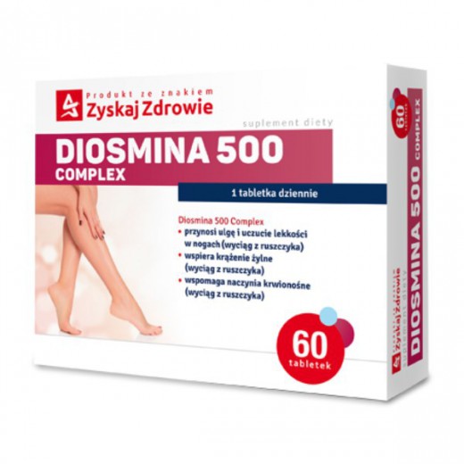 Diosmina 500 Complex, 60 tabletek